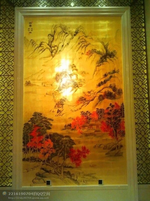 精品金箔画 