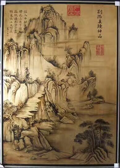 精品金箔画 